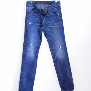 American Eagle Distressed Slim Straight Jeans